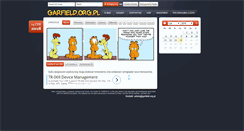Desktop Screenshot of garfield.org.pl